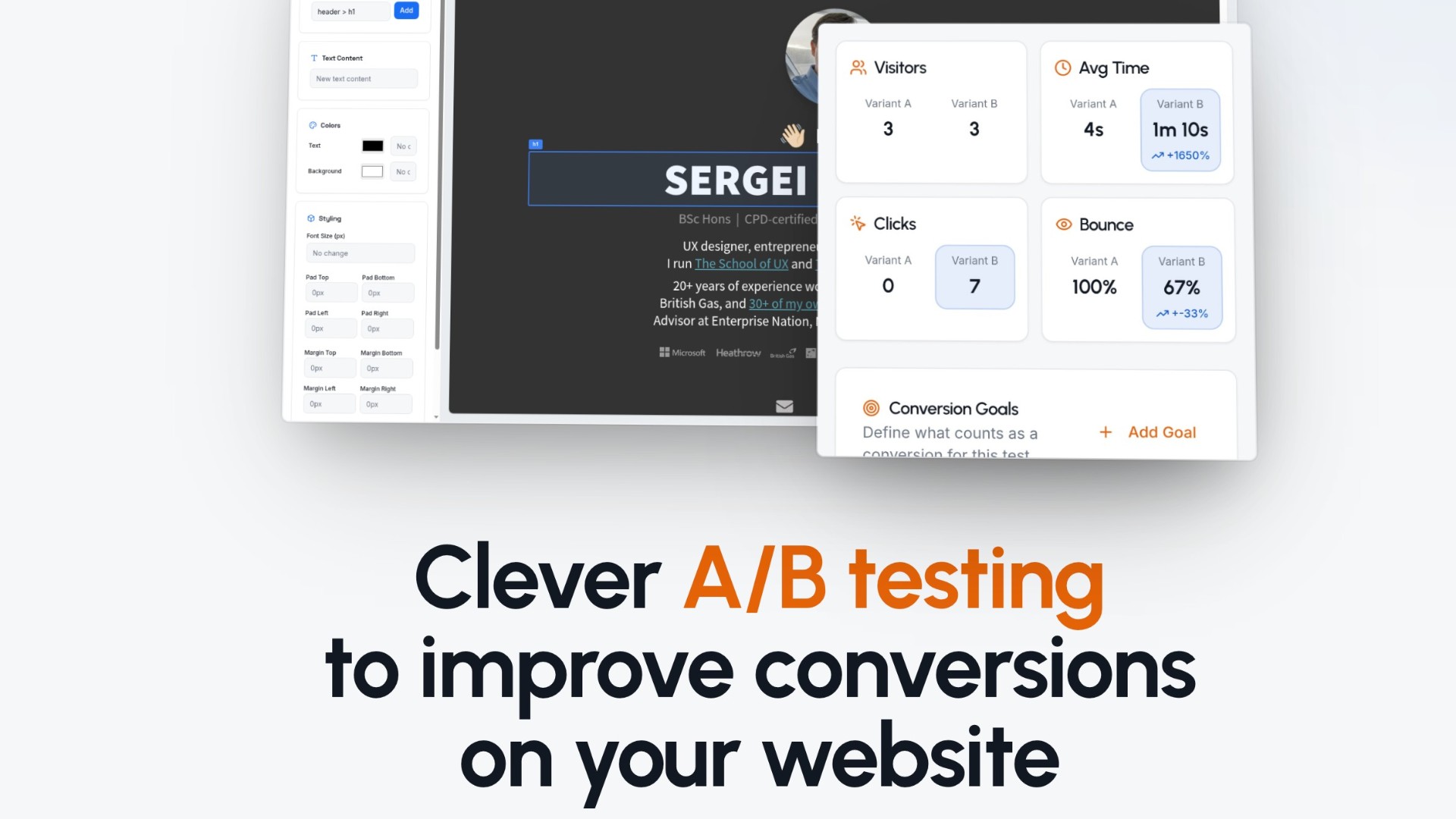 Two Variants – clever A/B testing to improve conversions on your website